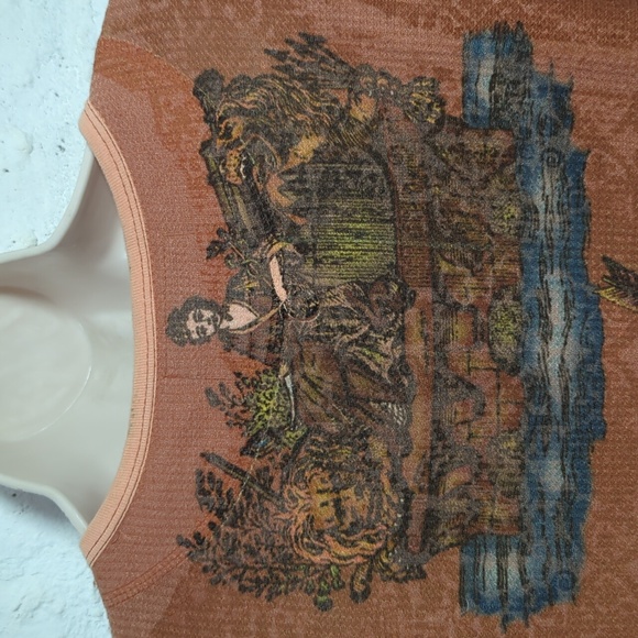 🦋 Y2K Butterfly Dropout Vintage Top 🦋 - Picture 4 of 11